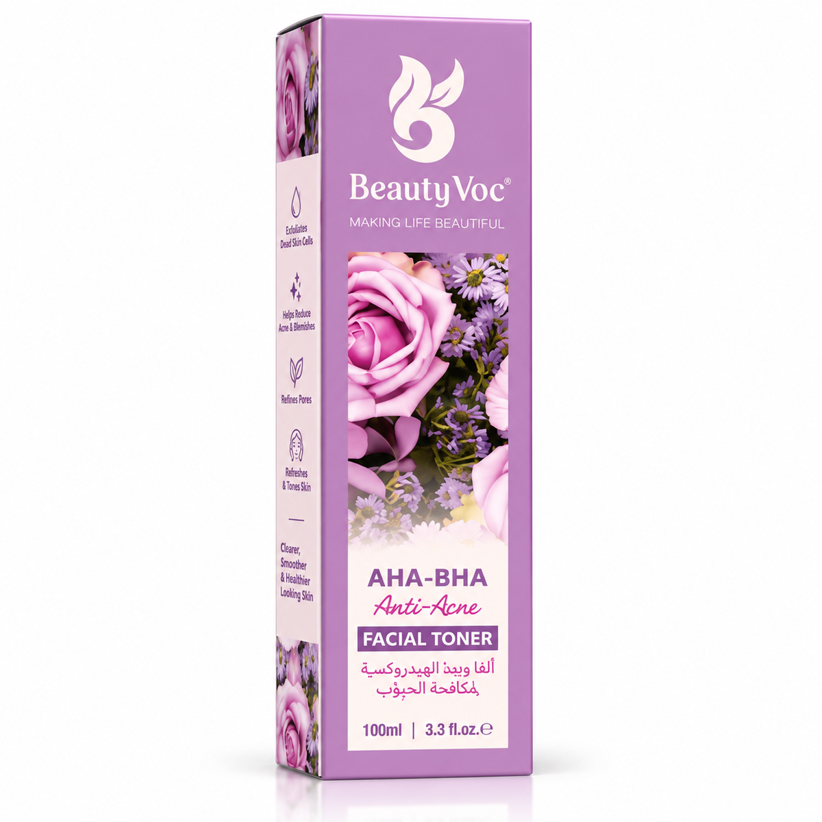 Beauty Voc AHA BHA Anti-Acne Facial Toner 100ml · Default Title