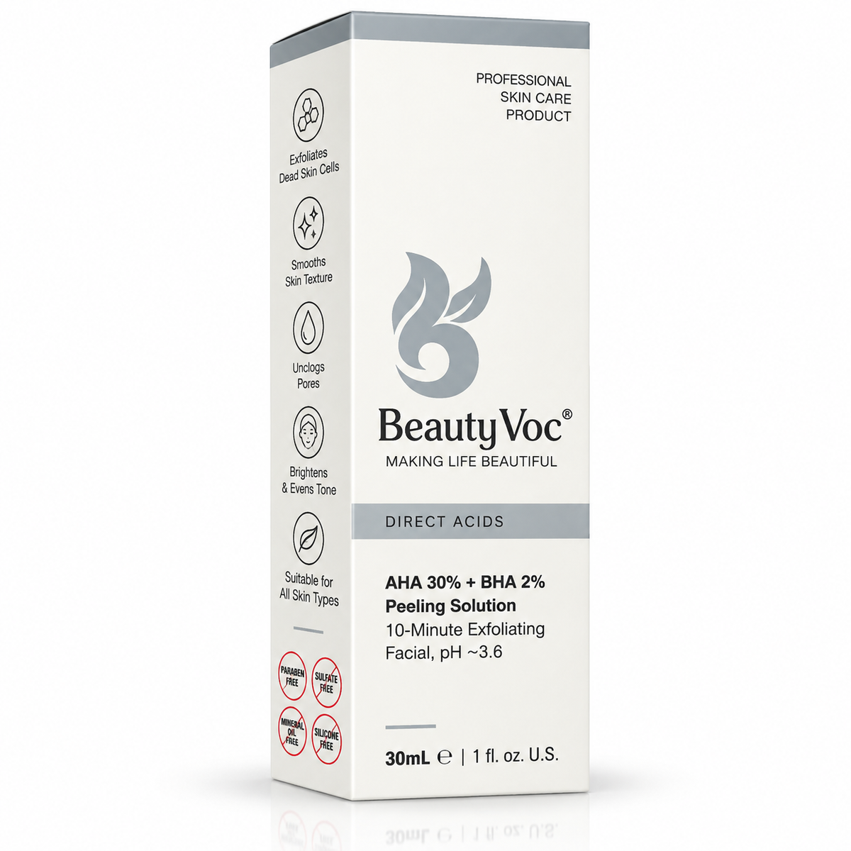 Beauty Voc AHA 30% + BHA 2% Peeling Solution 30Ml · Default Title