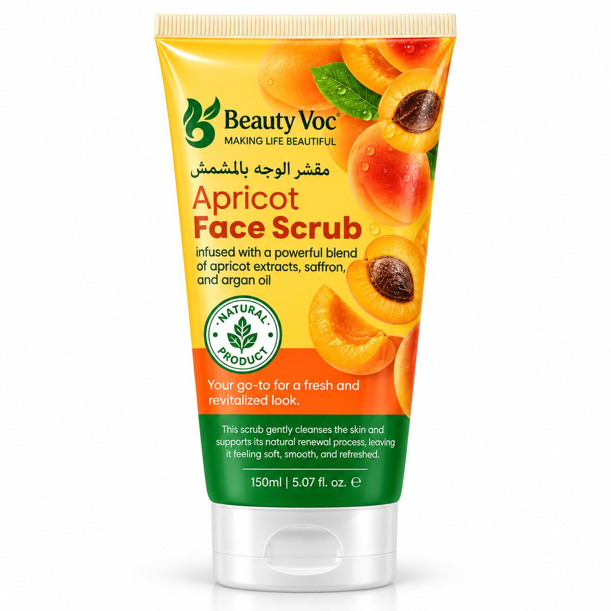 Beauty Voc Apricot Face Scrub 150ml · Default Title