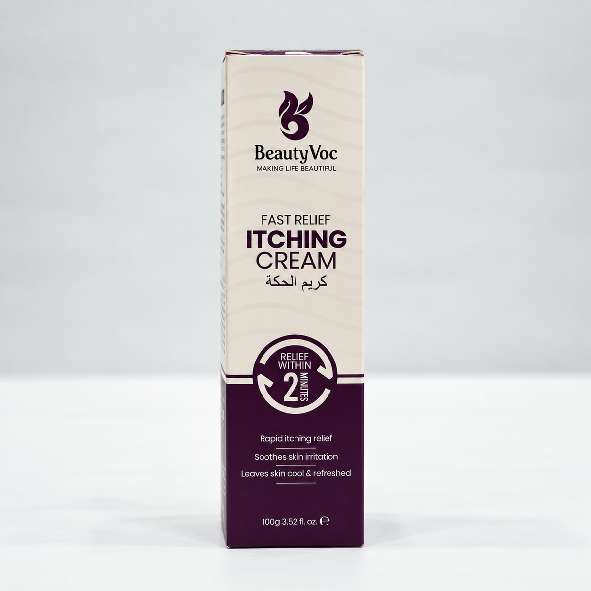 Beauty Voc Fast Relief Itching Cream 100gm · Default Title