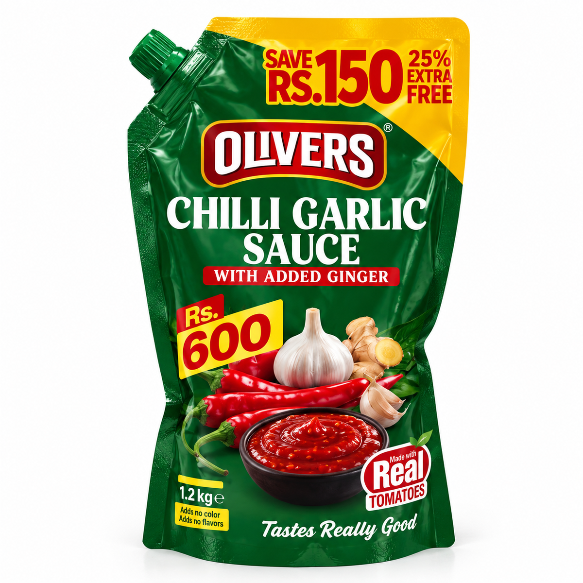 Olivers Chilli Garlic Sauce 960Gm · Default Title