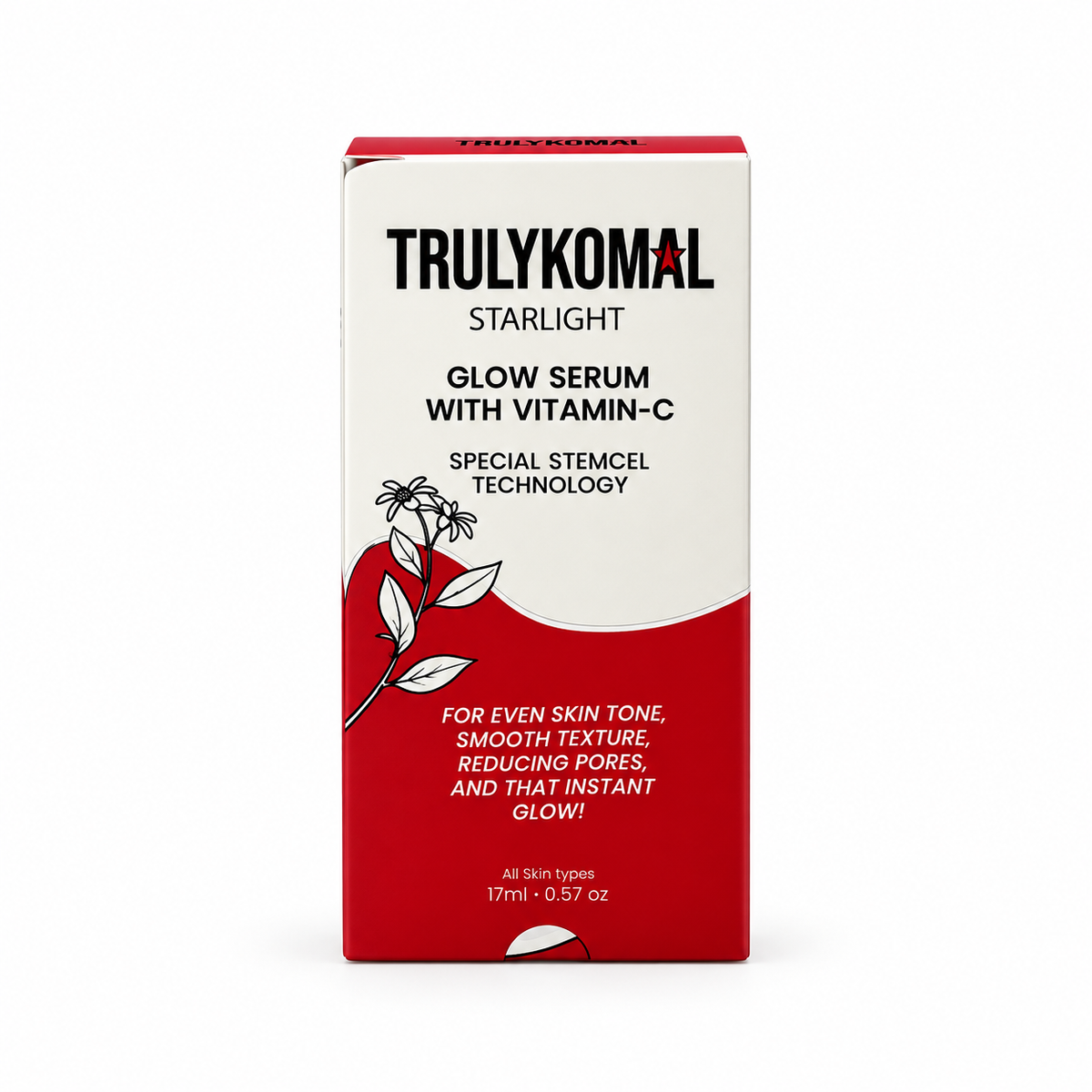 Truly Komal Glow Serum With Vitamin C 17Ml · Default Title