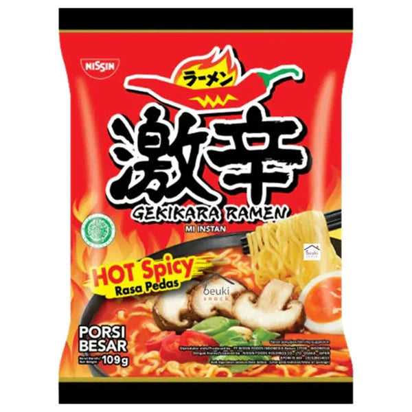 Nissin Gekikara Ramen Hot Spicy Noodles -109g