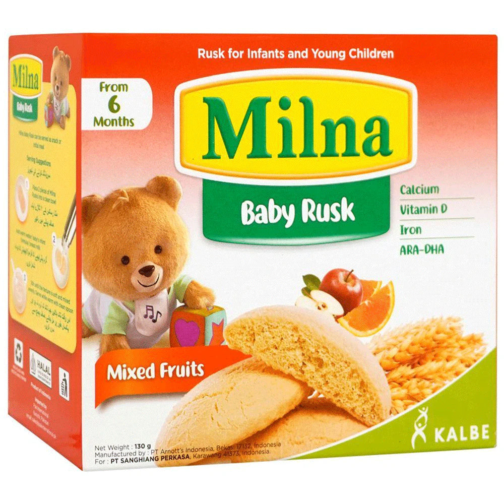 Milna Baby Rusk Mixed Fruits -130g