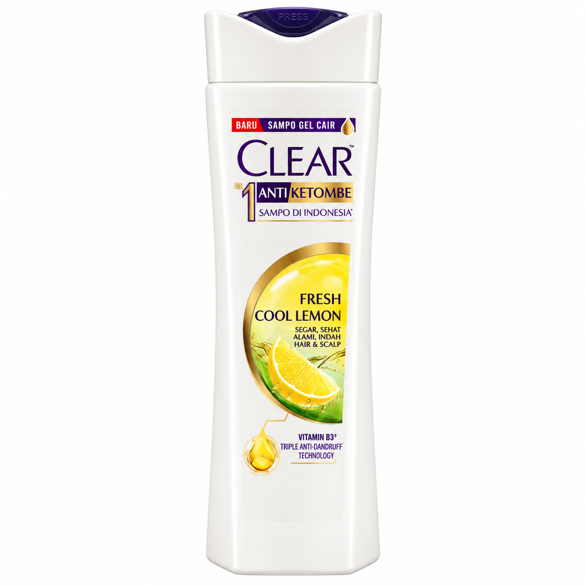 Clear Shampoo Fresh Cool Lemon - 300ml - · Default Title