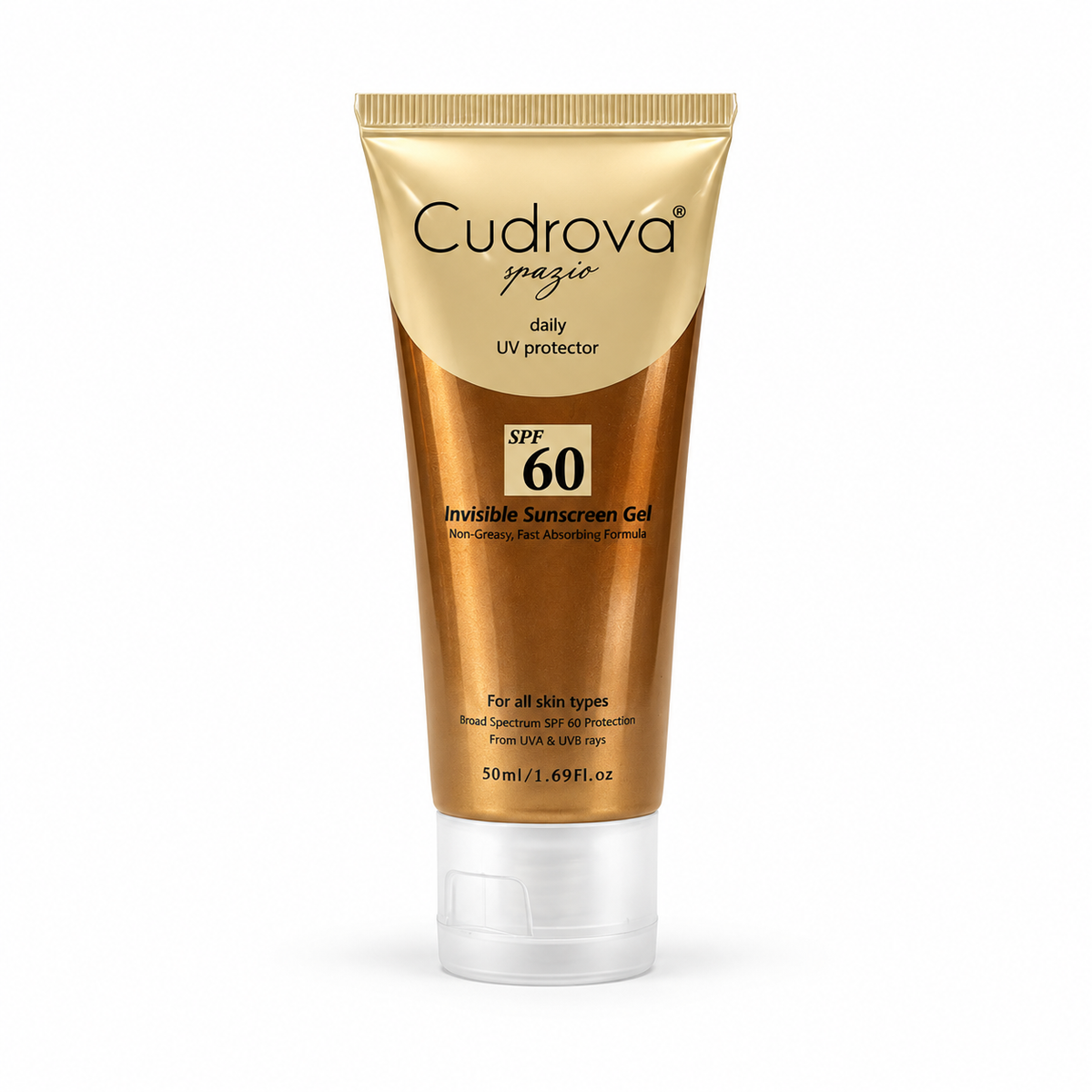 Cudrova Invisible Sunscreen Gel -50ml · Default Title
