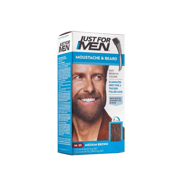 Just For Men Beard Color Medium Brown M-35