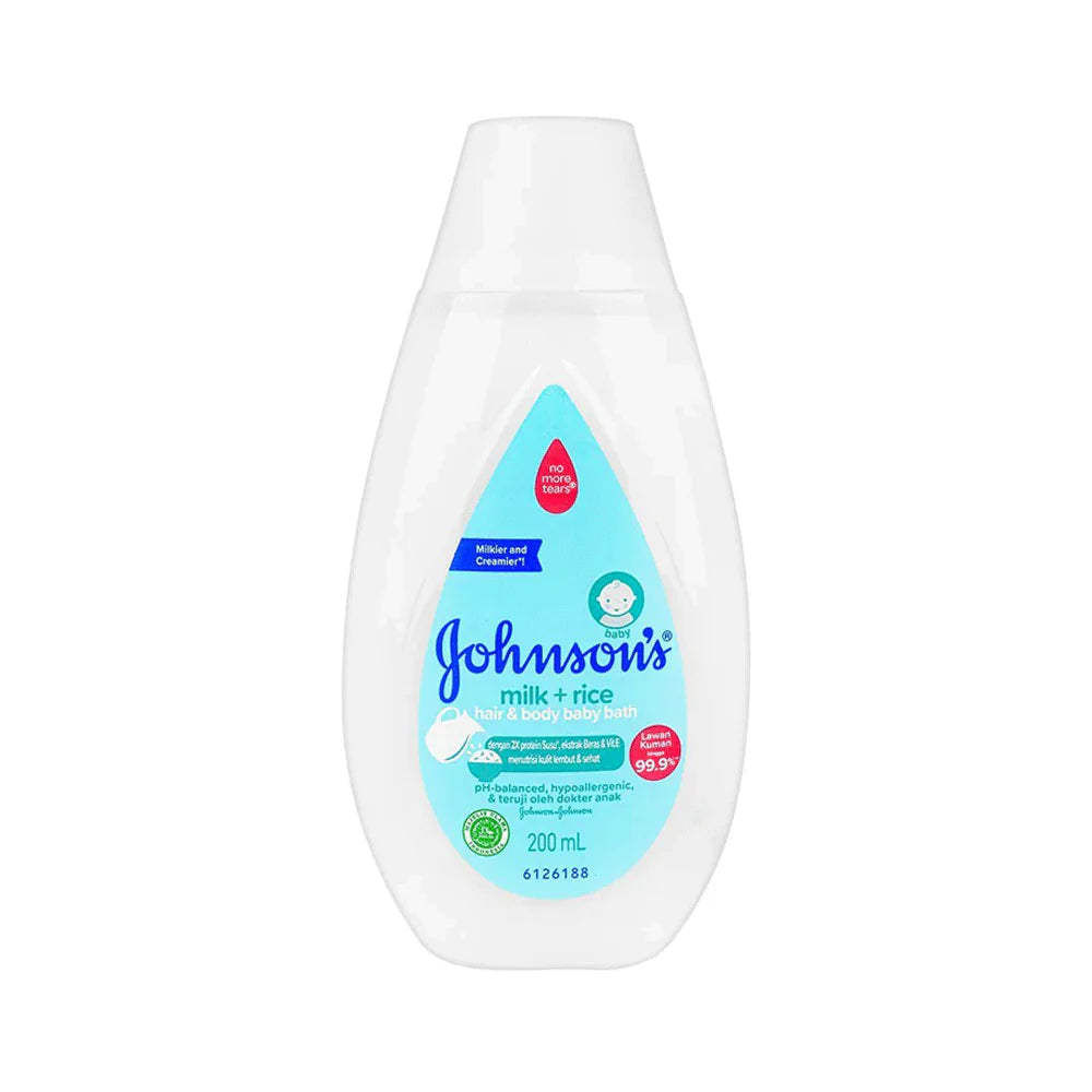 Johnsons Baby Milk + Rice Body Wash 200Ml