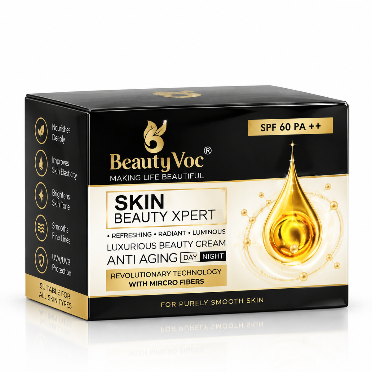 Beauty Voc Anti Aging Day & Night Cream 60gm