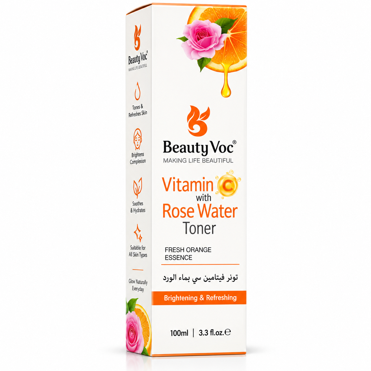 Beauty Voc Vitamin C Rose Water Toner 100ml