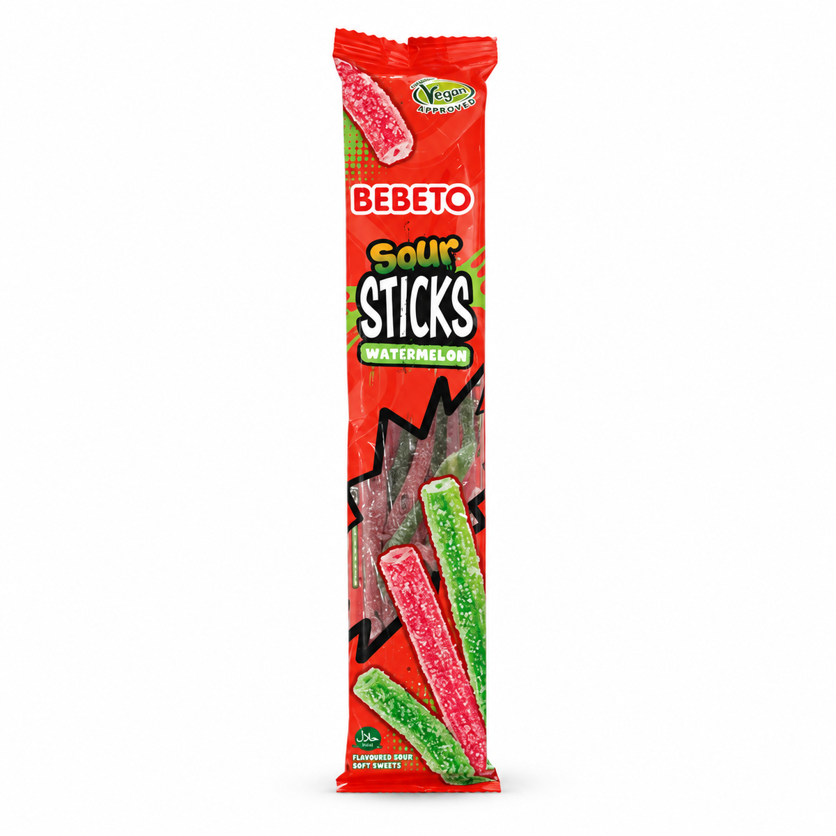 Bebeto Sour Sticks Water Melon 30Gm