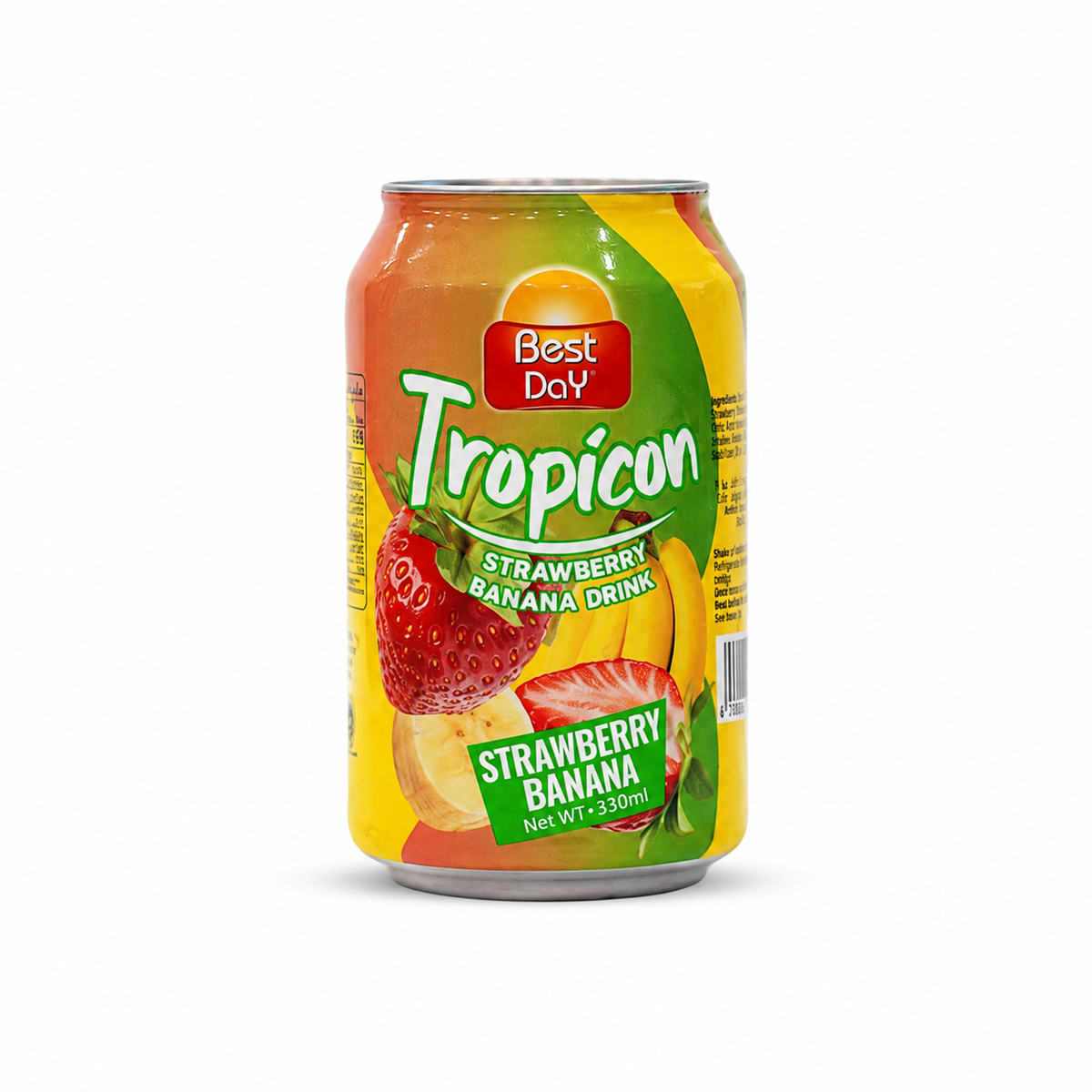 Best Day Tropicom Drink Strawberry & Banana - 330ml