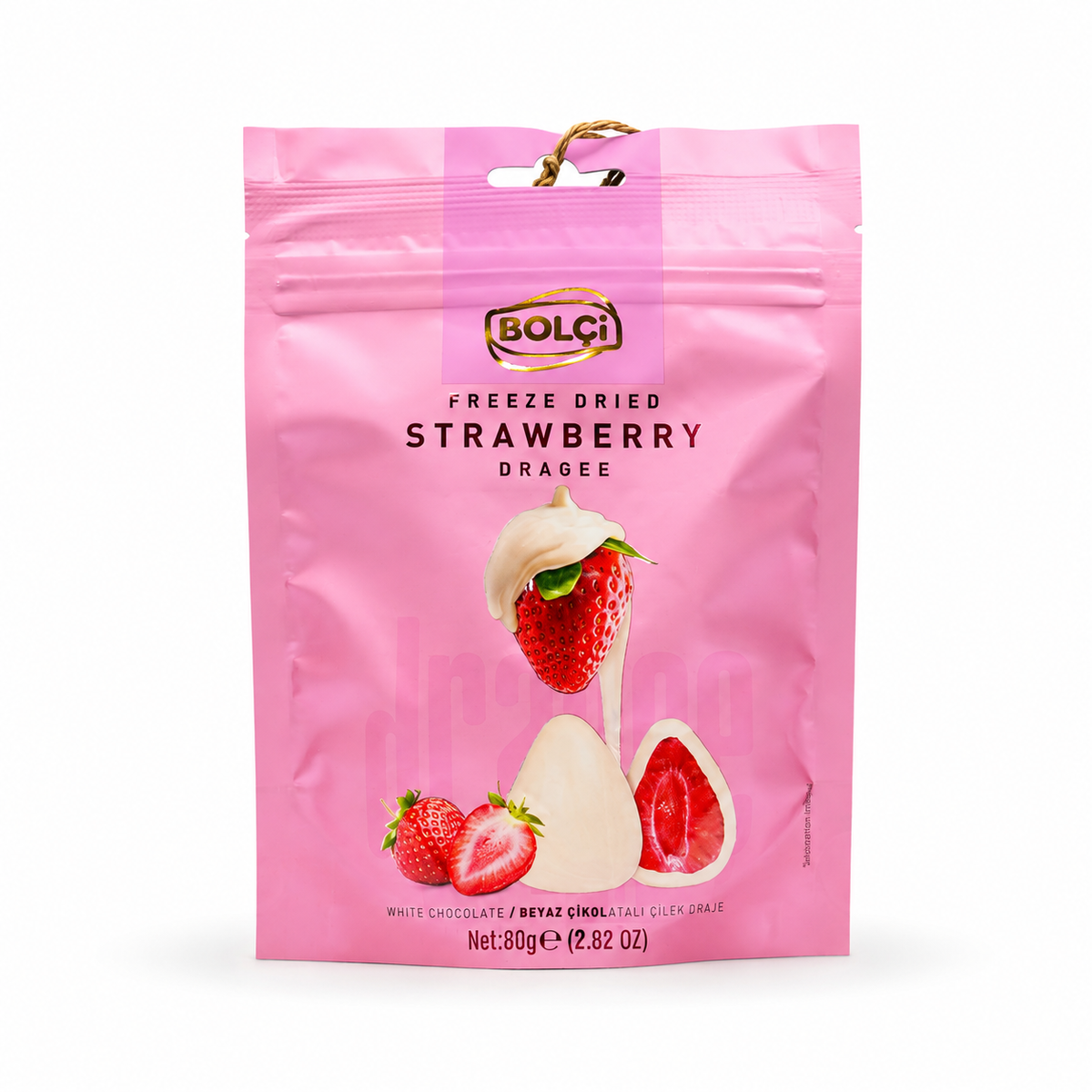 Bolci Strawberry Dragee 80g
