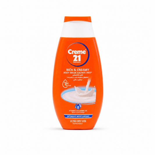 Creme 21 Body Wash Rich & Creamy Intensive Moisturizing 250ml