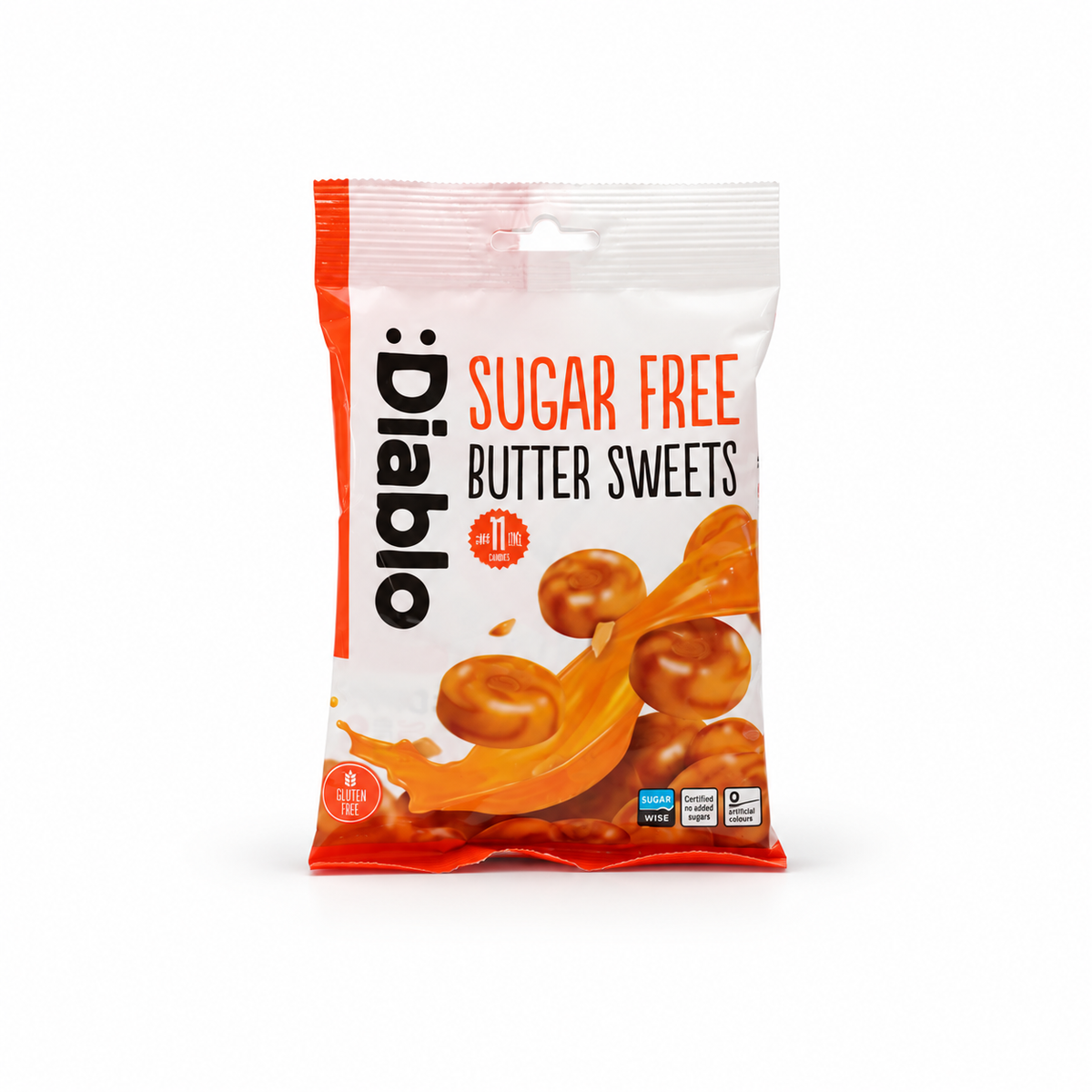 Diablo Sugr Free Butter Sweet 75Gm