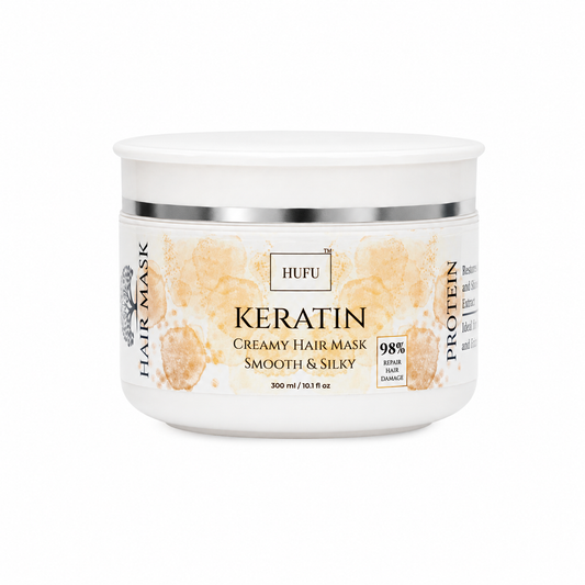 Hufu Keratin Smooth & Silky Hair Mask -300ml