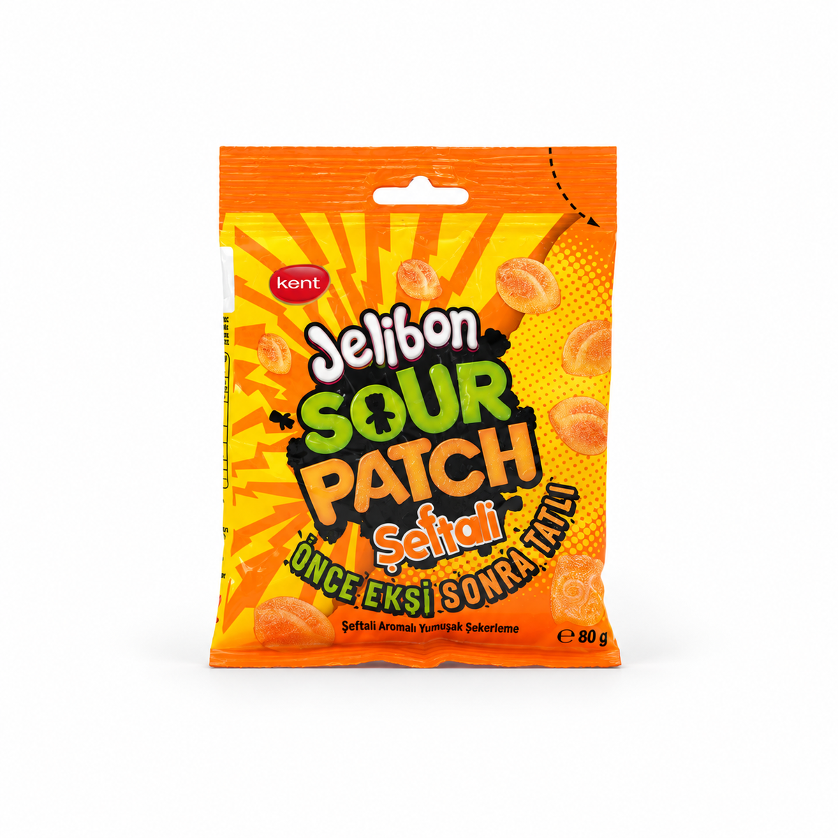 Kent Jelibon Sour Patch Seftali - 80g