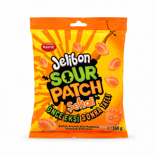 Kent Jelibon Sour Patch Saftali 160Gm