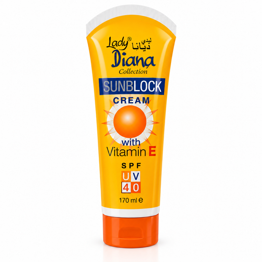 Lady Diana Sunblock Cream With Vitamin E Spf 40..170ml