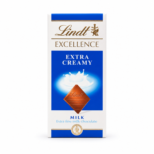 Lindt Extra Creamy Milk Chocolate 100g