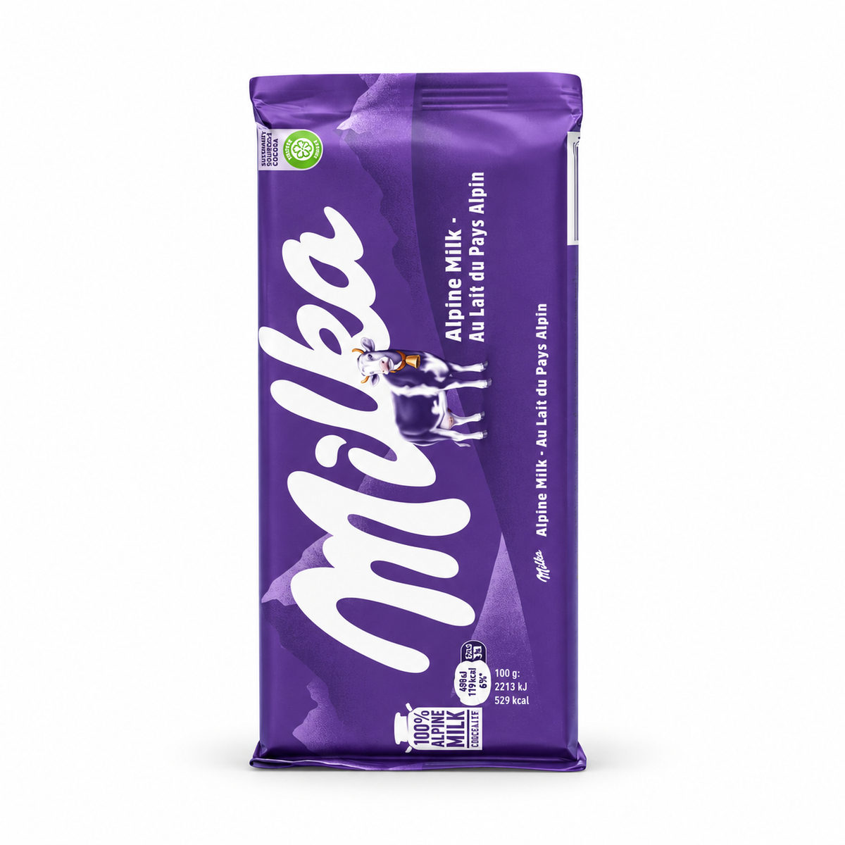 Milka Alpine Milk Chocolate 98Gm