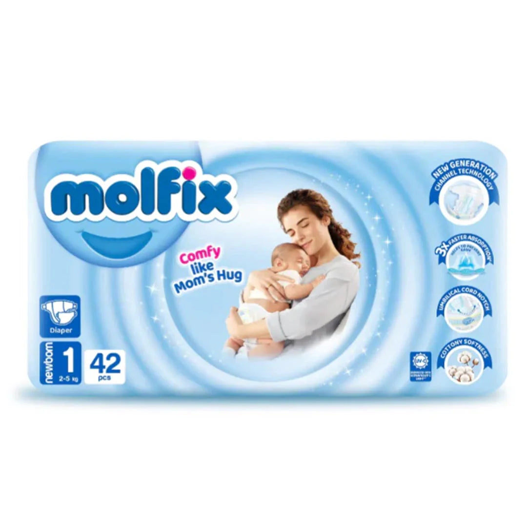 Molfix Diaper No 1 - 42pcs