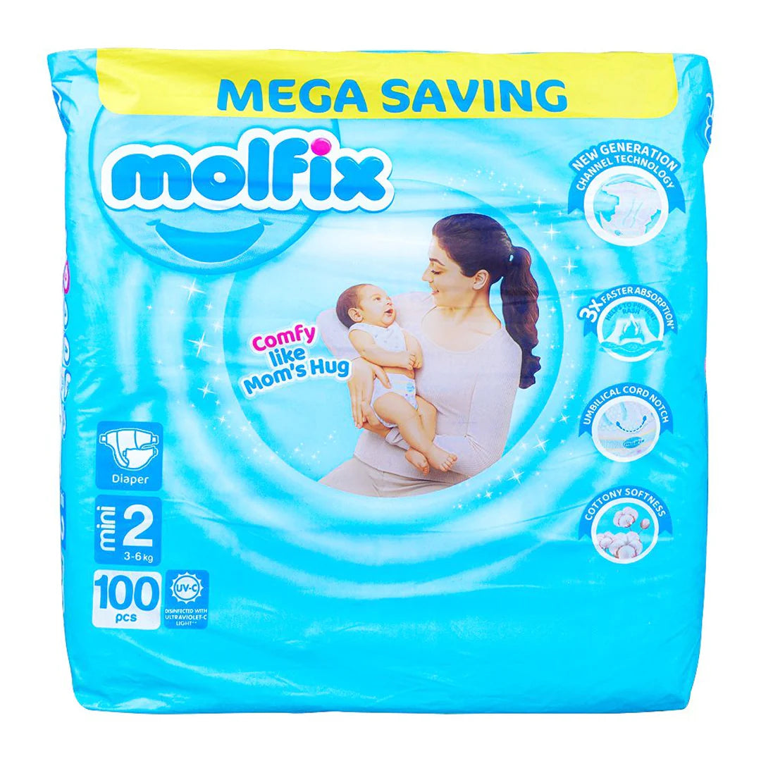 Molfix Mega Diaper #2 ..100pc