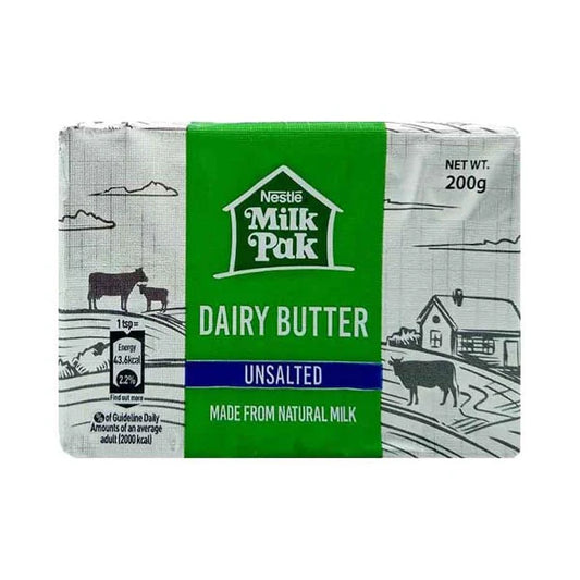 Nestle Milk Pak Unsalted Dairy Butter - 200gm