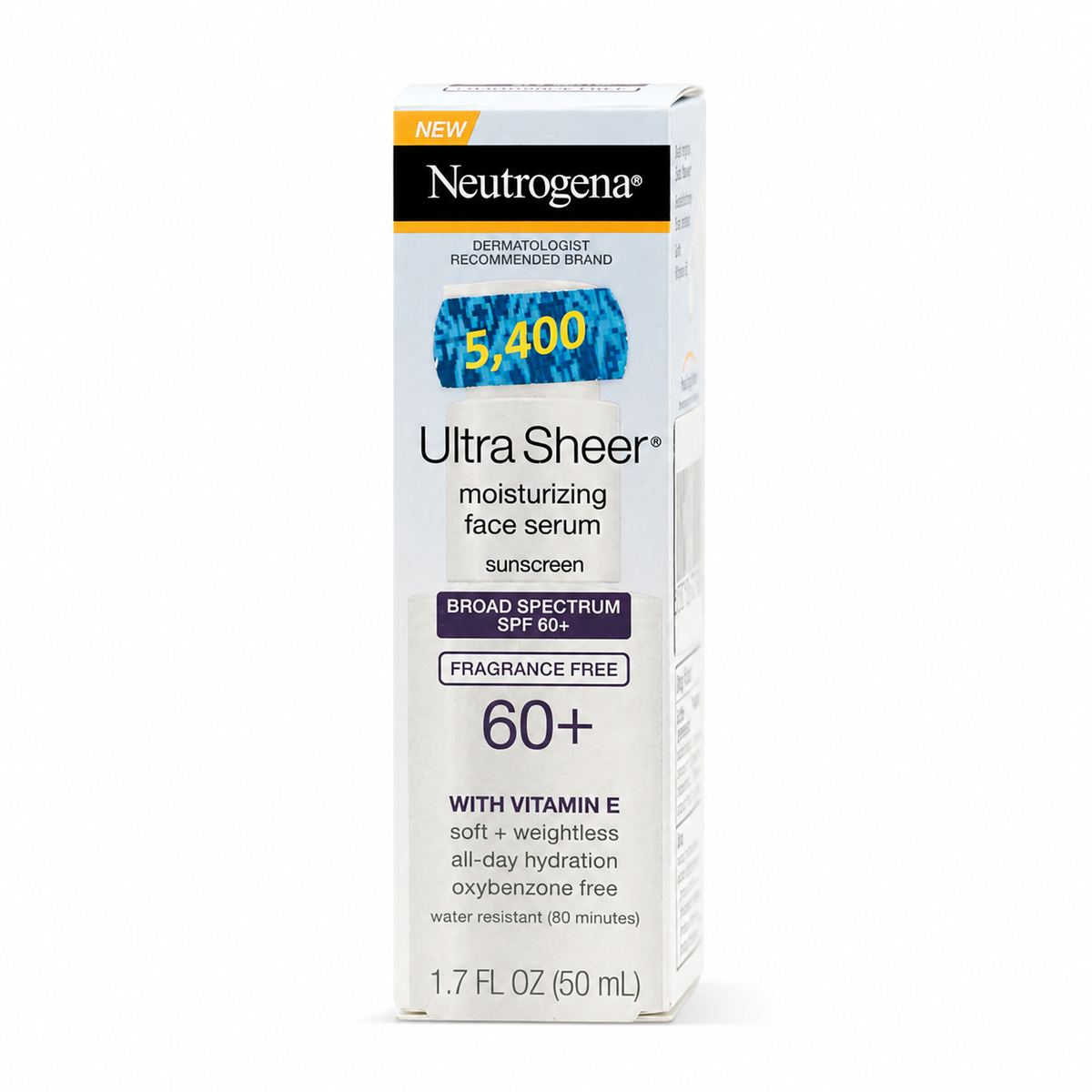 Neutrogena Ultra Sheer Serum Sunblock Spf60 -50ml