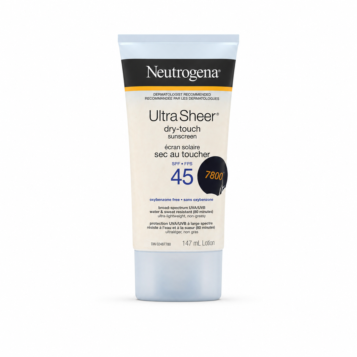 Neutrogena Ultra Sheer Sunscreen Ultra Touch SPF45..147ml