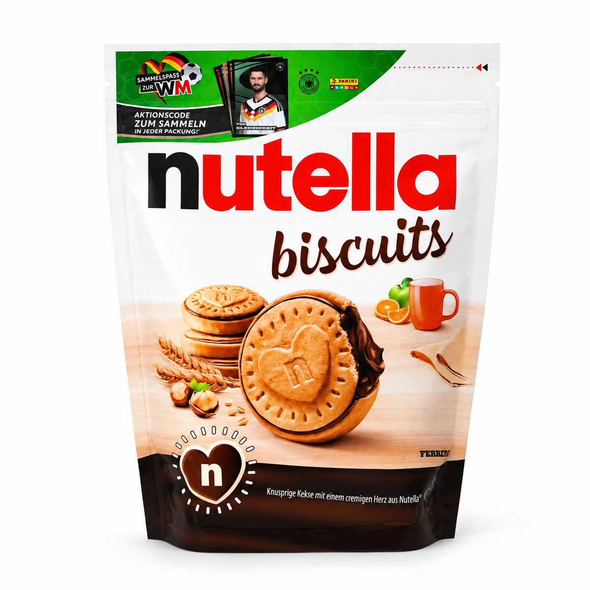 Nutella Biscuits Resealable Bag (22pcs) - 304g