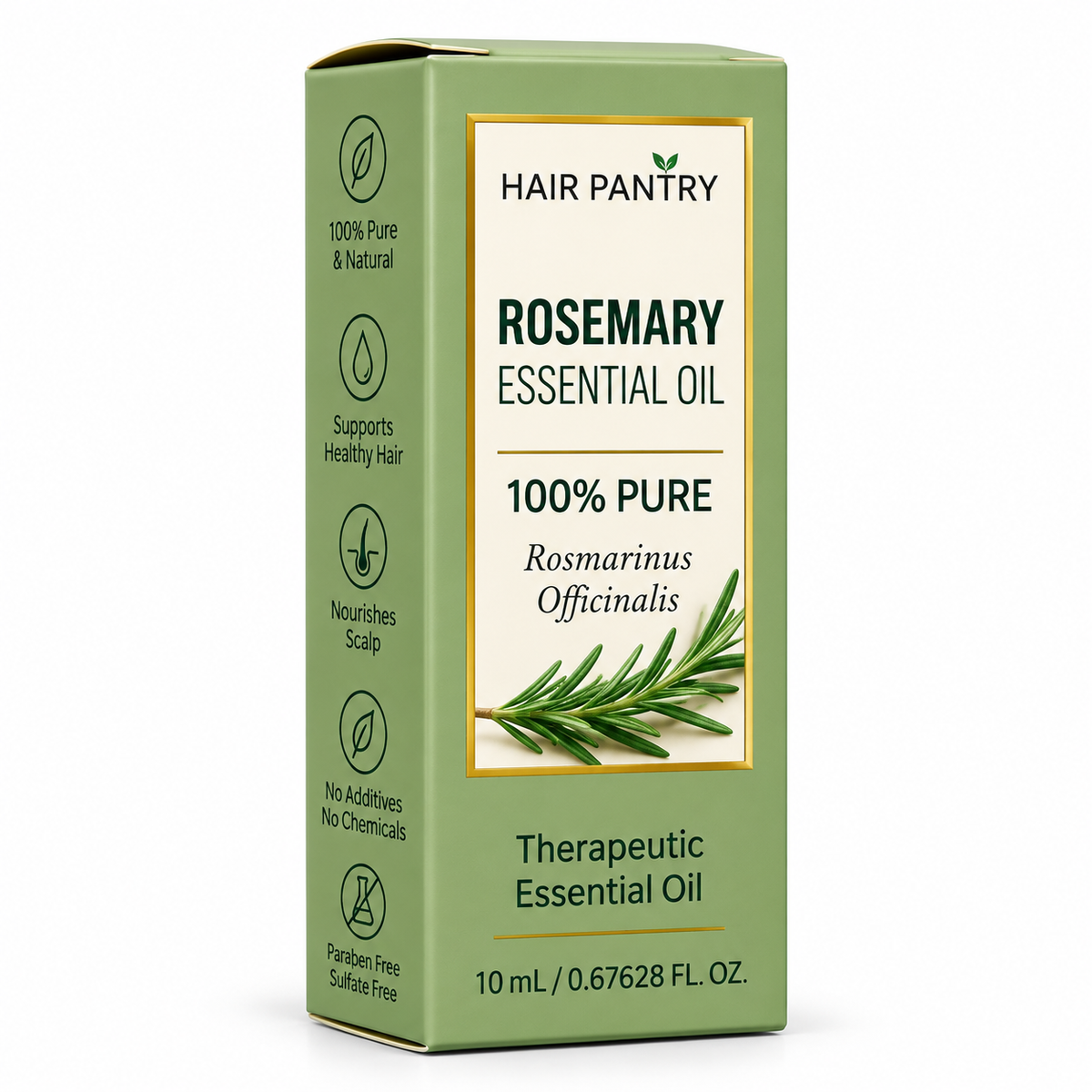 Hair Pantry Rosemary Essential Oil 10Ml · Default Title