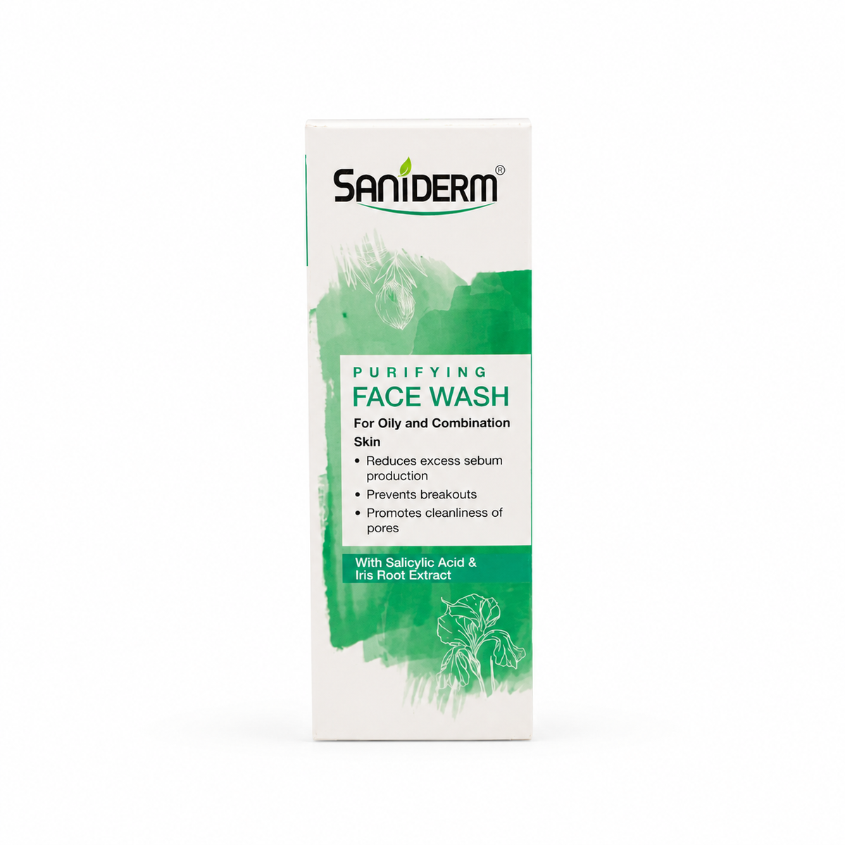 SaniDerm Purifying Face Wash -90g-