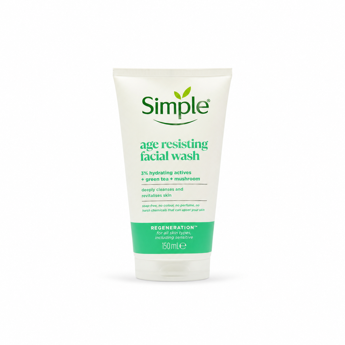Simple Facewash Age Resisting Green Tea -150ml-