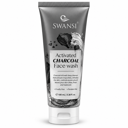 Swansi Face Wash Activated Charcoal 100ml