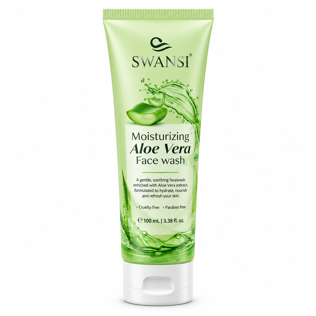 Swansi Face Wash Moisturizing Aloe Vera 100ml