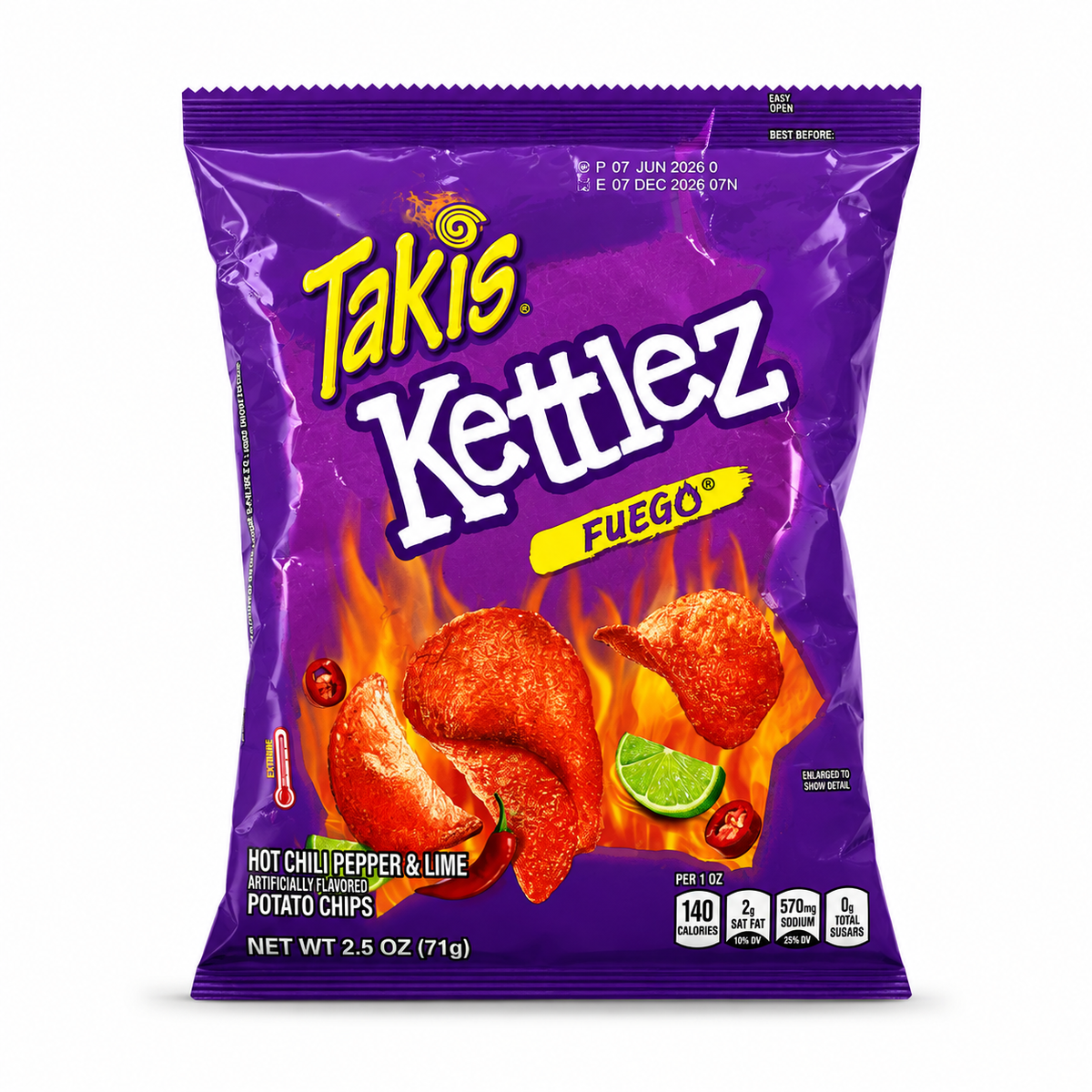 Takis Kettlez Fuego -71g-