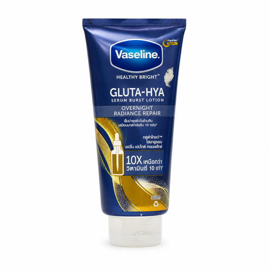 Vaseline Gluta Hya Serum Brust Lotion OverNight Radiance Repair 300ml