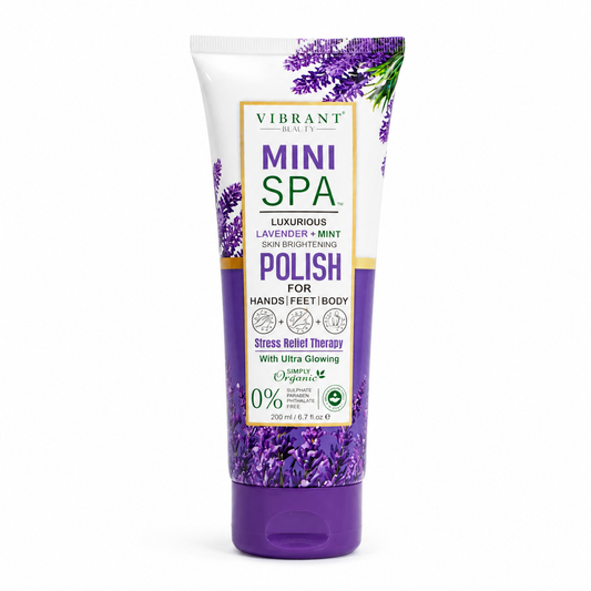 Vibrant Mini Spa Lavender + Mint Polish -200ml-