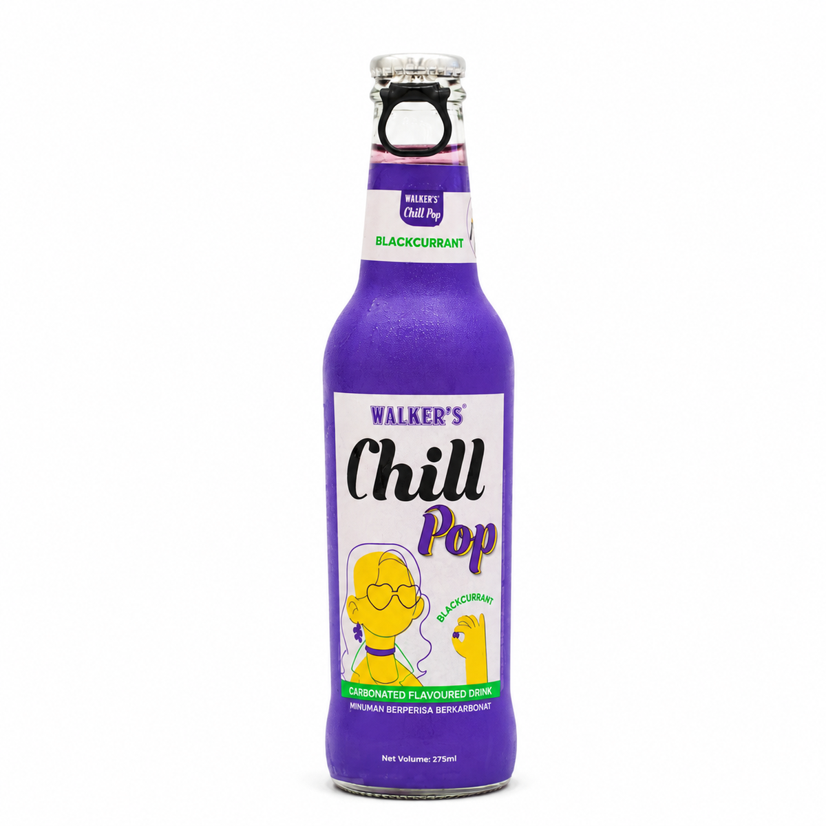 Walkers Chill Pop Blackcurrant -275ml