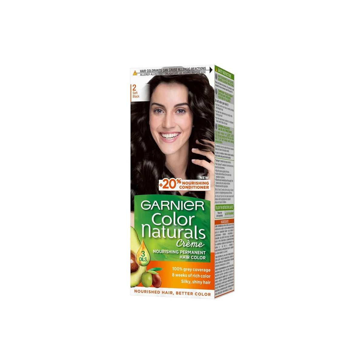 Garnier Hair Color (2 - Soft Black)