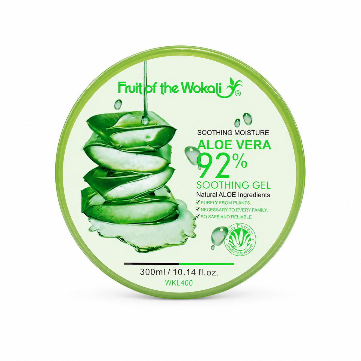 Wokali Aloe Vera Gel Jar 300ml