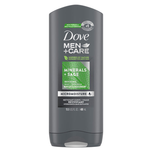 Dove Men Body+Facewash Minerals+Sage -400ml-