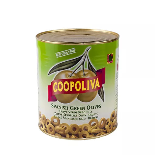 Borges Coopoliva Sliced Green Olives - 3kg