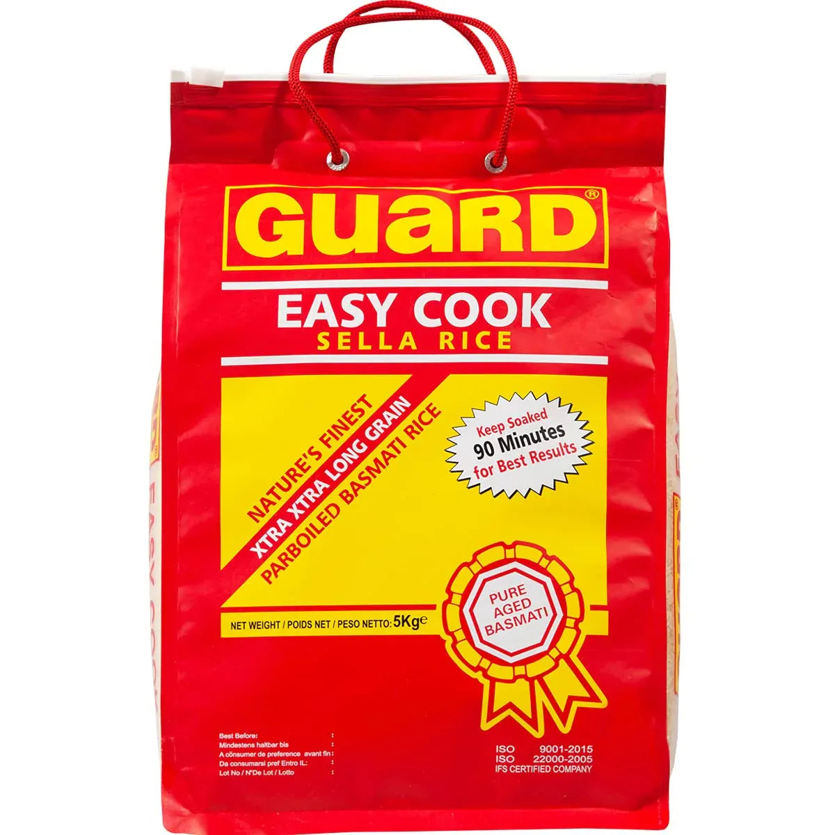 Guard Easy Cook Sella Rice - 5kg