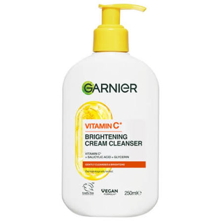 Garnier Brightening Vitammin C Cream Cleanser - 250ml