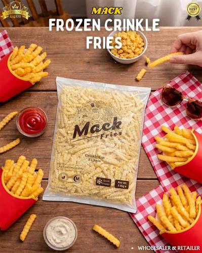Mack Crinkle Fries 2.5Kg
