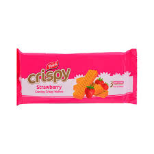 TRACK CRISPY STRAWBERRY WAFERS 75G