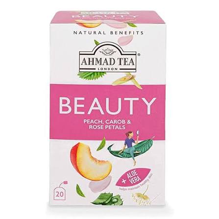 Ahmad Tea Peach, Carob & Rose Petals -30g