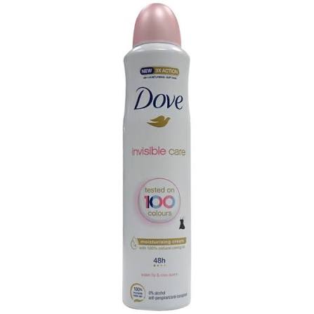 DOVE INVISIBLE CARE BODY SPRAY 250ML